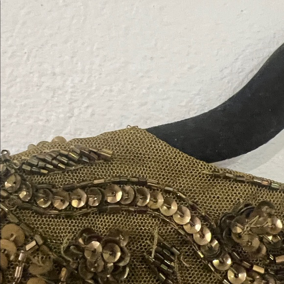 Mac Duggal Green Embellished 3/4 Sleeve V Neck A Line Dress Size 6 - Picture 11 of 11